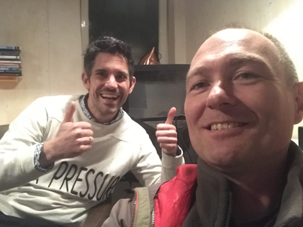 Joris van Meel (podcast 024/7, links) en Matthijs de Gruijter (Struin)