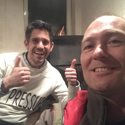 Joris van Meel (podcast 024/7, links) en Matthijs de Gruijter (Struin)